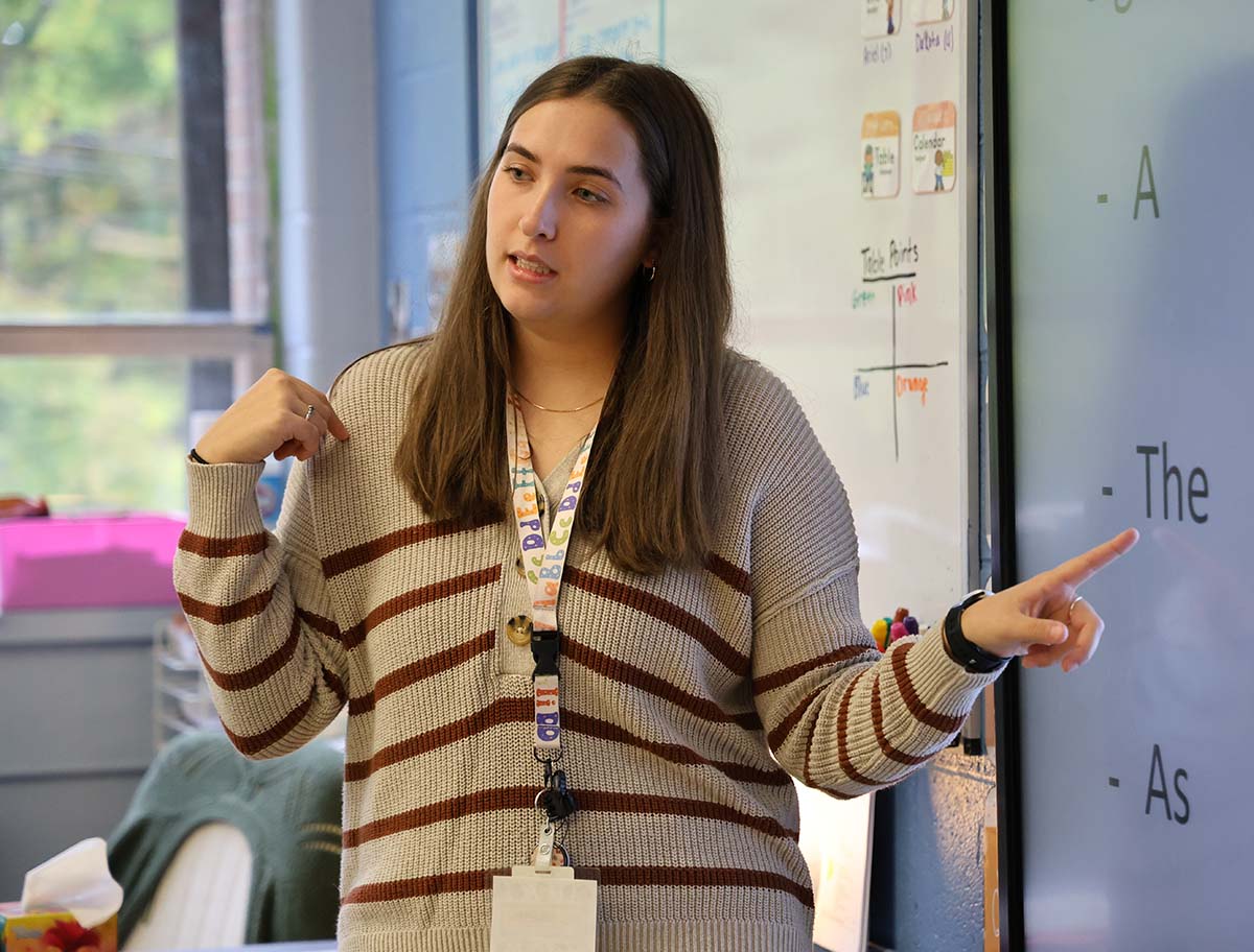 Horizon Science Academy Springfield North Teacher smiling.